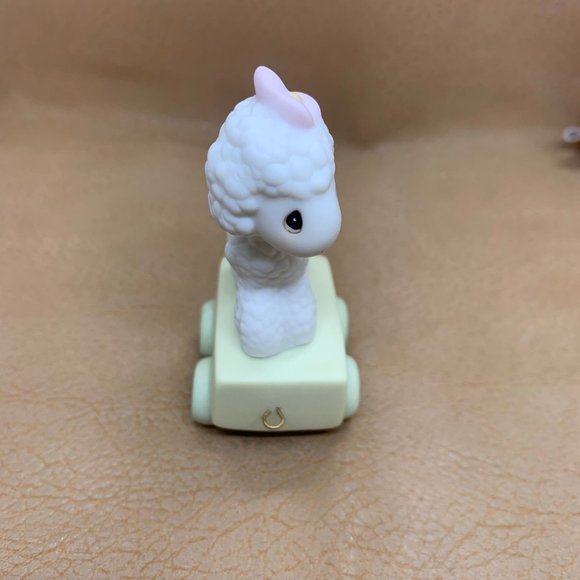 Enesco Precious Moments Birthday Series Train, Lamb, One Year Old, New in Box - Picture 2 of 7